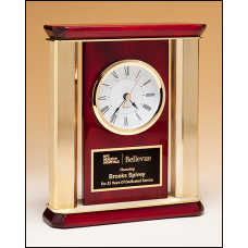 NEW  Rosewood Piano Finish Clock 